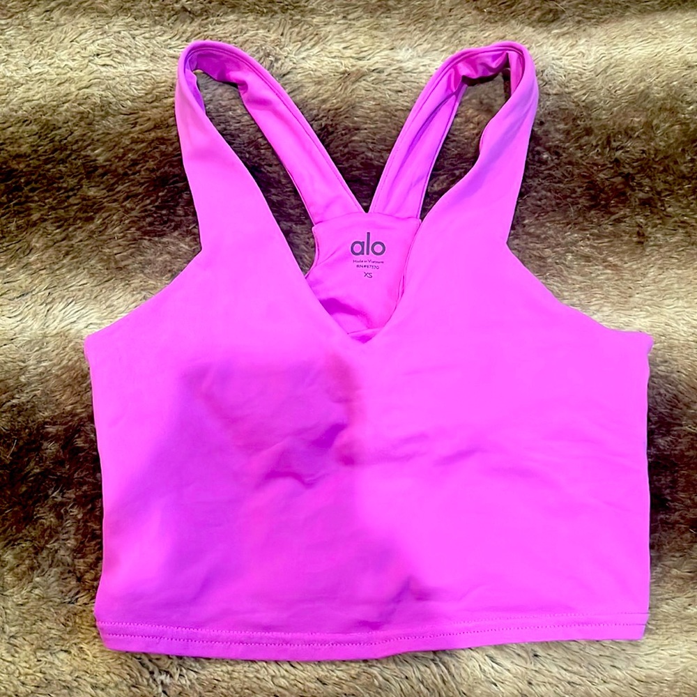 Alo Bra Top purple xs